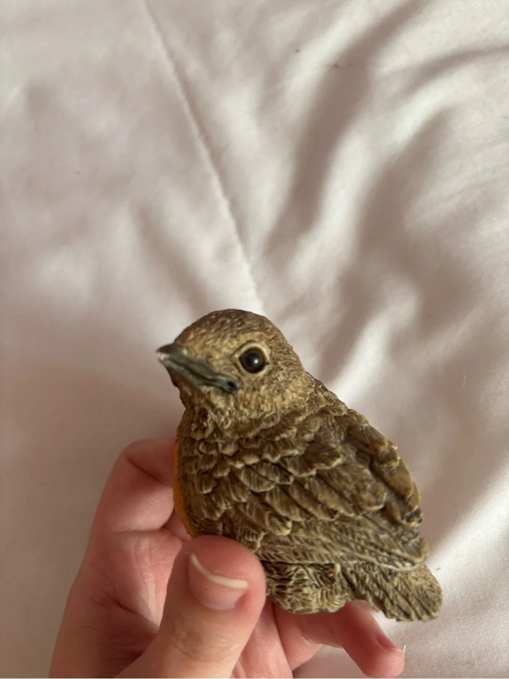 VTG 1988 UDC Backyard Birds Baby Robin Figurine Suzan Bradford